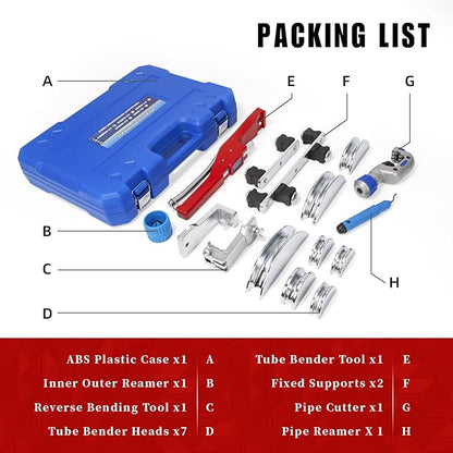 SmartRatchet | Hvac Pipe bender kit | Ratcheting tube bender with reverse bending | 6-22mm |