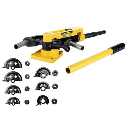 Pipe Tube Bender 3/8" to 1", Manual Tube Bender with 7 Dies, Heavy Duty Tube Bender Tubing of Steel